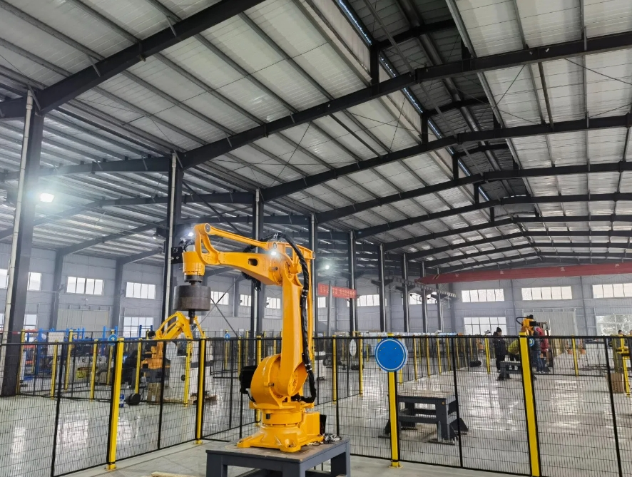 Manipulación de materiales Palletizador de brazo robótico 180 kg Palletizador industrial