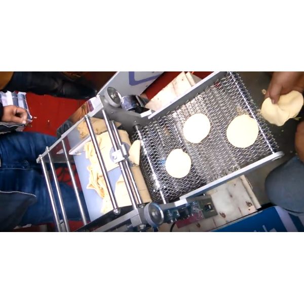 Commercial Grain Products Fully Automatic Roti Bread Flour Corn Cake Making Machine