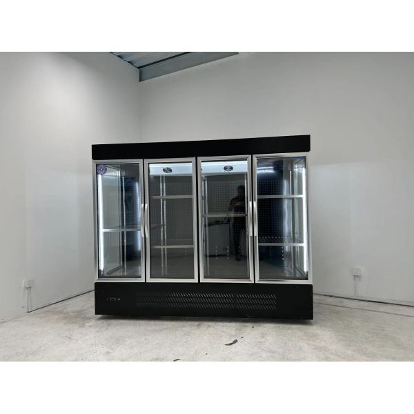 White Flower Display Cooler Floral Refrigeration Units Customized