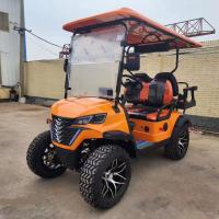 Vibrant Orange China Carro de golf eléctrico todoterreno KK2 + 2 asientos para salidas familiares