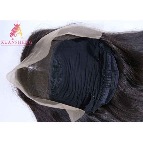 Natural Color Human Lace Front Wigs For Black Women Unprocessed Indian hair
