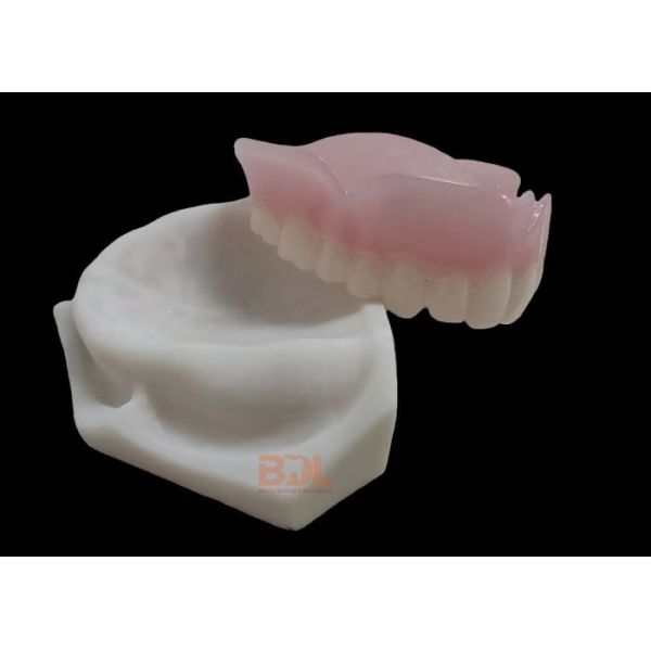 Lightweight Full Acrylic Dentures With Natural Gum Color Biocompatible Acrylic Resin