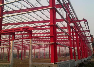 O aço estrutural pré-fabricou o armazém do metal da construção da armação de aço da construção de aço