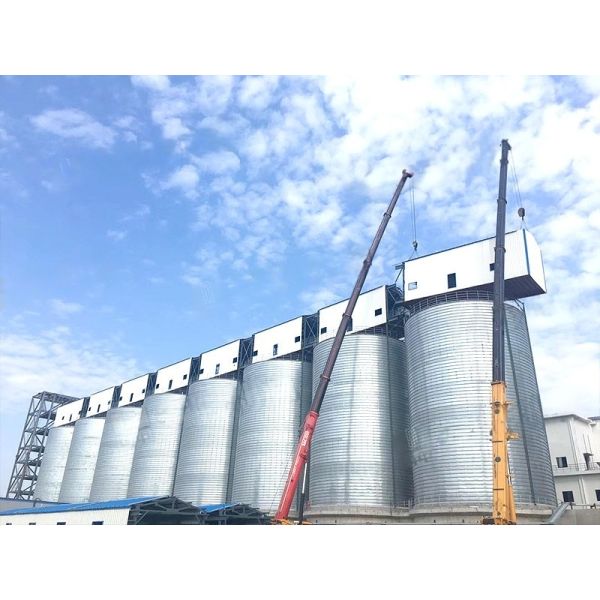 Spiral Design Steel Agricultural Farm Grain Silo Corrosion Resistance Animal Feed Silo