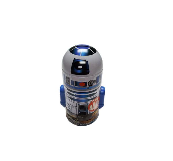Rocket Shaped Cartoon Metal Box For Pen Packing Customized Design