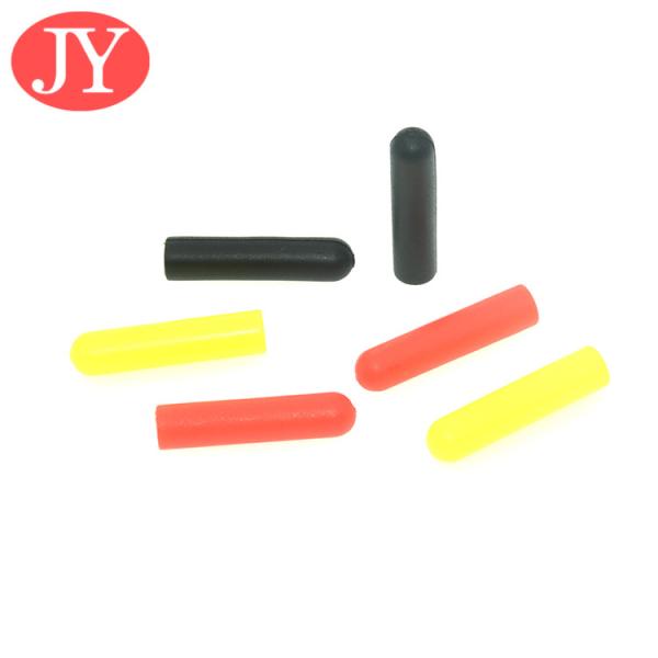 Jiayanag aglet plastic tipping blue color ABS plastic tipping black color  plastic shoelace tippin Drawcord end cap tips