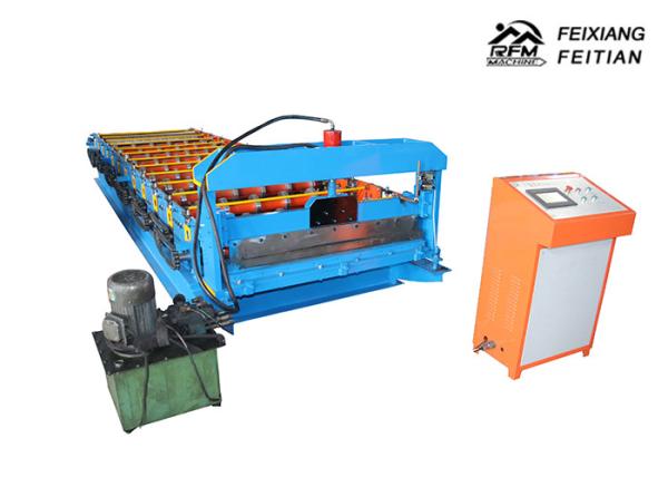Blue Color Rotary Punching Machine Standing Seam Metal Roofing Sheet Making Machine