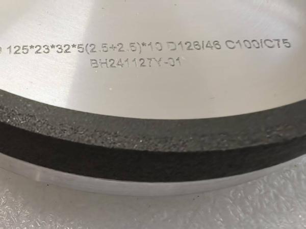 Double Grits 6A9 Diamond Grinding Wheel With 2 Different Grains D126/D46