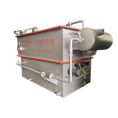 Equipamento de tratamento de águas residuais Máquina integrada de sedimentação flutuante com aerador
