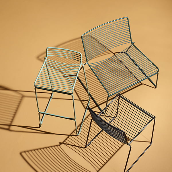 Steel Frame Garden Chair Colorful and Minimalist Design for Indoor Outdoor by AJUNION