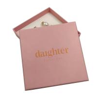 Custom Logo Necklace Earrings Jewelry Gift Packaging Box With Foam Insert Rigid Cardboard Box For Rings And Bracelets