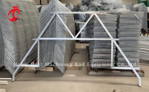 Двери клетки 40 слоя яйца клетки сельского хозяйства птицы гальванизированные системой в Африке Adela