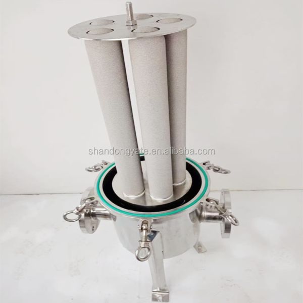 Titanium Chemical Filter for Electroplating Process Large Flow and High Precision Stainless Steel Titanium Rod Filter