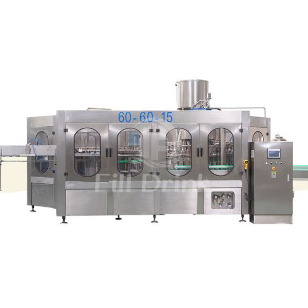 Economical 30000BPH Glass Bottle Juice Filling Machine With Motor Conveyor