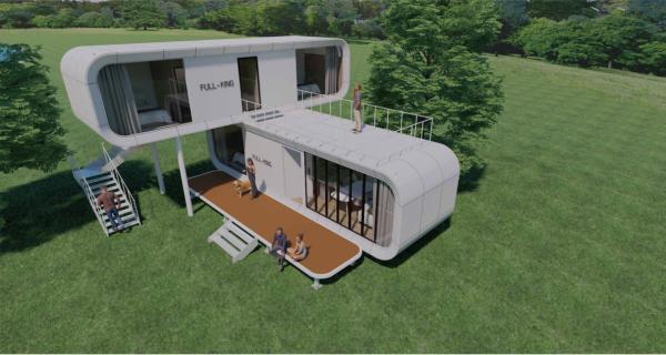 Scenic area base space room Apple cabin square cabin creative mobile hotel mobile camp space capsule mobile room homestay