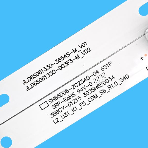 Para a Hisense JL.D65061330-003FS-M Lâmpadas de fundo LED 65H6E
