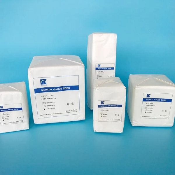 Sterile Lap Sponge Laparotomy Sponge with X-ray Visible Line High-absorbency Cotton and Blue Loop for General Open Surgery