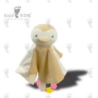 Cachecol de Animal 29 X 29cm Quadrado Adequado para Crianças Recheado Edredom Pinguim