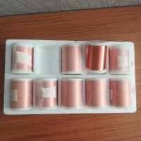 le fil de collage de bon individu supplémentaire de la classe 155 de 0.015mm a émaillé le cuivre pour des bobines de haut-parleur