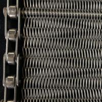 Ceinture de mailles en acier inoxydable à fil d'alimentation avec mailles spatiales 50 kg - 500 kg capacité de charge
