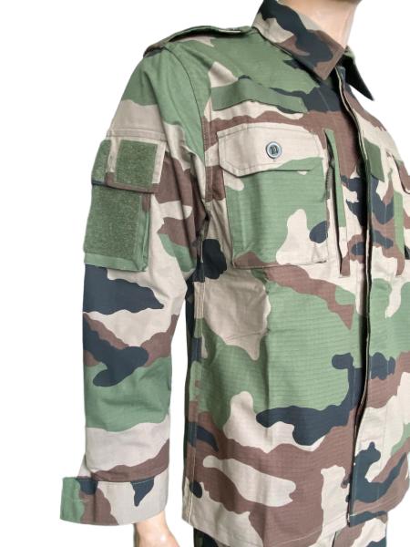 F2 Tactical Combat Uniform Set Camouflage Breathable Anti Static Formal Woven Fabric Uniforms French Military Uniform
