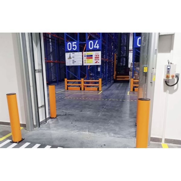 Heavy Duty Pallet Rack Protector Warehouse Pallet Rack Column Protection Flexible Plastic Guard Upright Protector