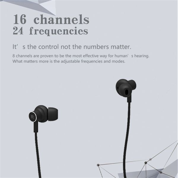 New Design Hearing Aid Headset Handsfree Earphone Sound Wireless Microphone