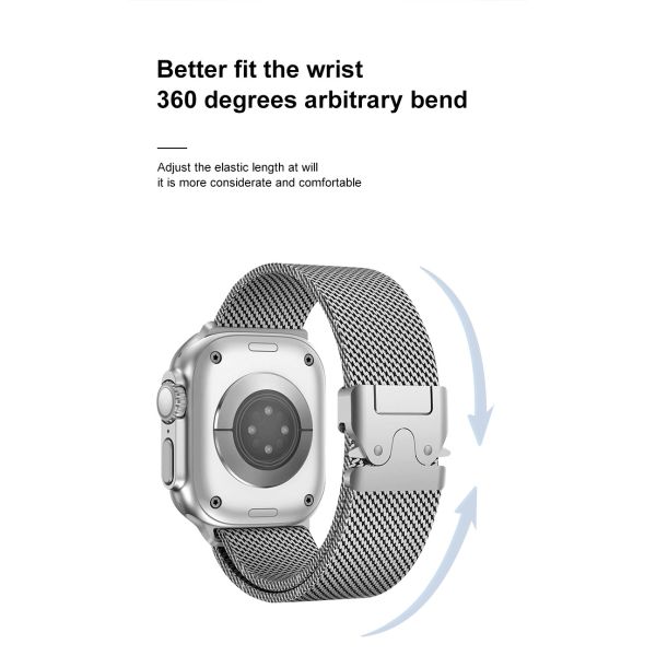 Soft, Skin-friendly Stainless Steel Watch Band