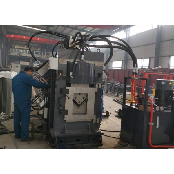 Single Blade Cutting Cnc Hole Punching Angle Bar Cutting Machine Water Cooling Method Hydraulic