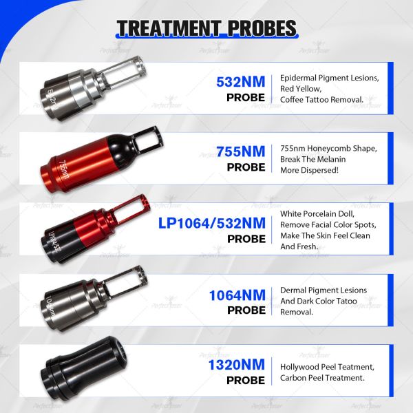 Удаление 2500W татуировки обработки удаления пигментации лазера Nd Yag пикосекунды