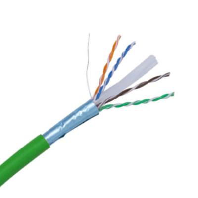 1Gbps 305m Cat6 FTP 1000FT LSZH Jacket 0.560mm Green Copper