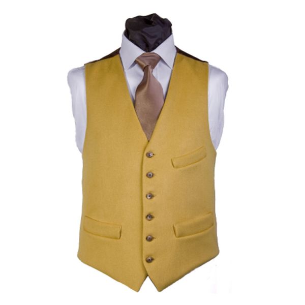 Colorful solid satin vest