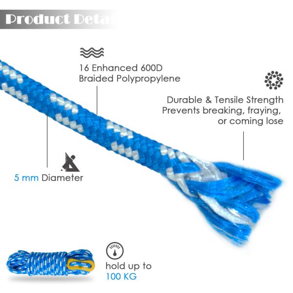 0.16in Guyline Rope Outdoor Camping Accessories