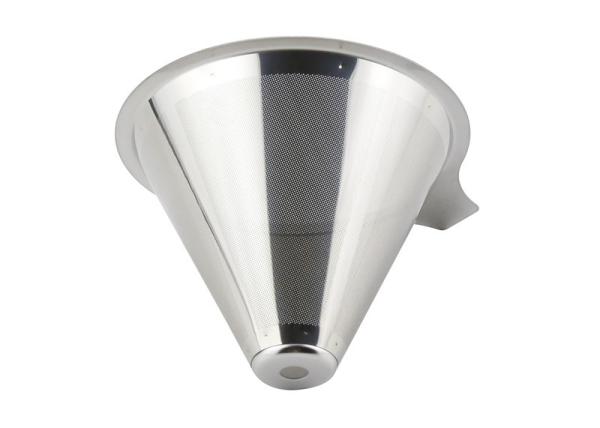Travel Washable Light Pour Over Coffee Dripper With 304 Stainless Steel Mesh