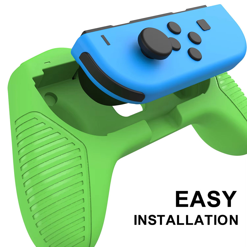 Laudtec Grip Kit Protective Cover for Switch Joycon 360 Anti-Fall Shockproof Shell Slim Lightweight Soft Skin Friendly Yxj15