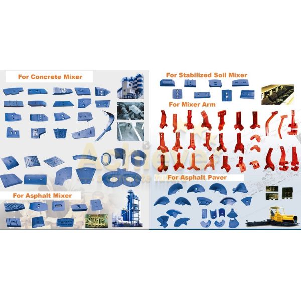 Вкладыш смесителя стали марганца частей запасной части конкретного смесителя BHS TEKA SICOMA высокий