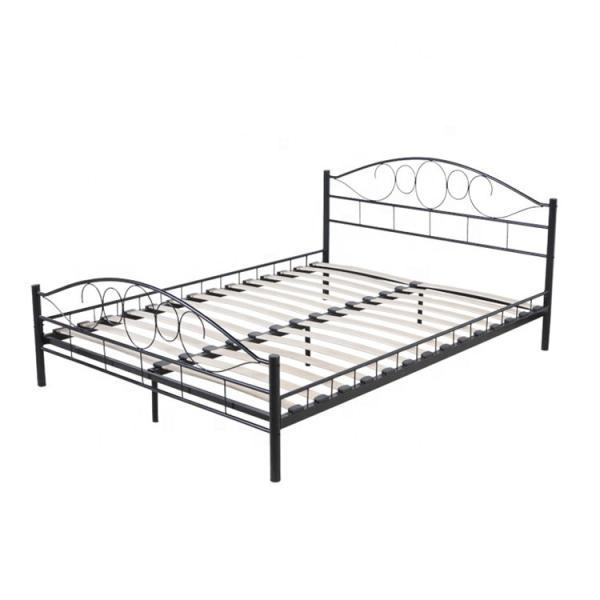 Queen Size Wooden Slat Bed Frame Metal Type Frame For Kids House