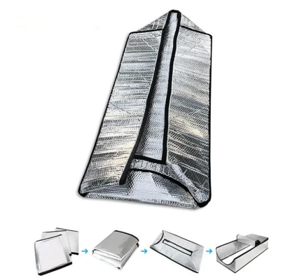 Bubble Attic Tent Stairs Reflective Radiant Barrier Door Insulation Blanket Silver Modern