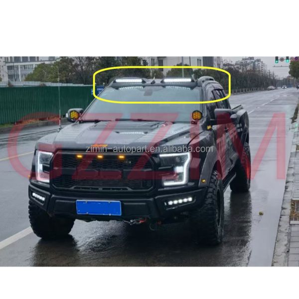 Ford Ranger 2012 Черный крышный фонарь Замена ABS передняя крыша светодиодный комплект