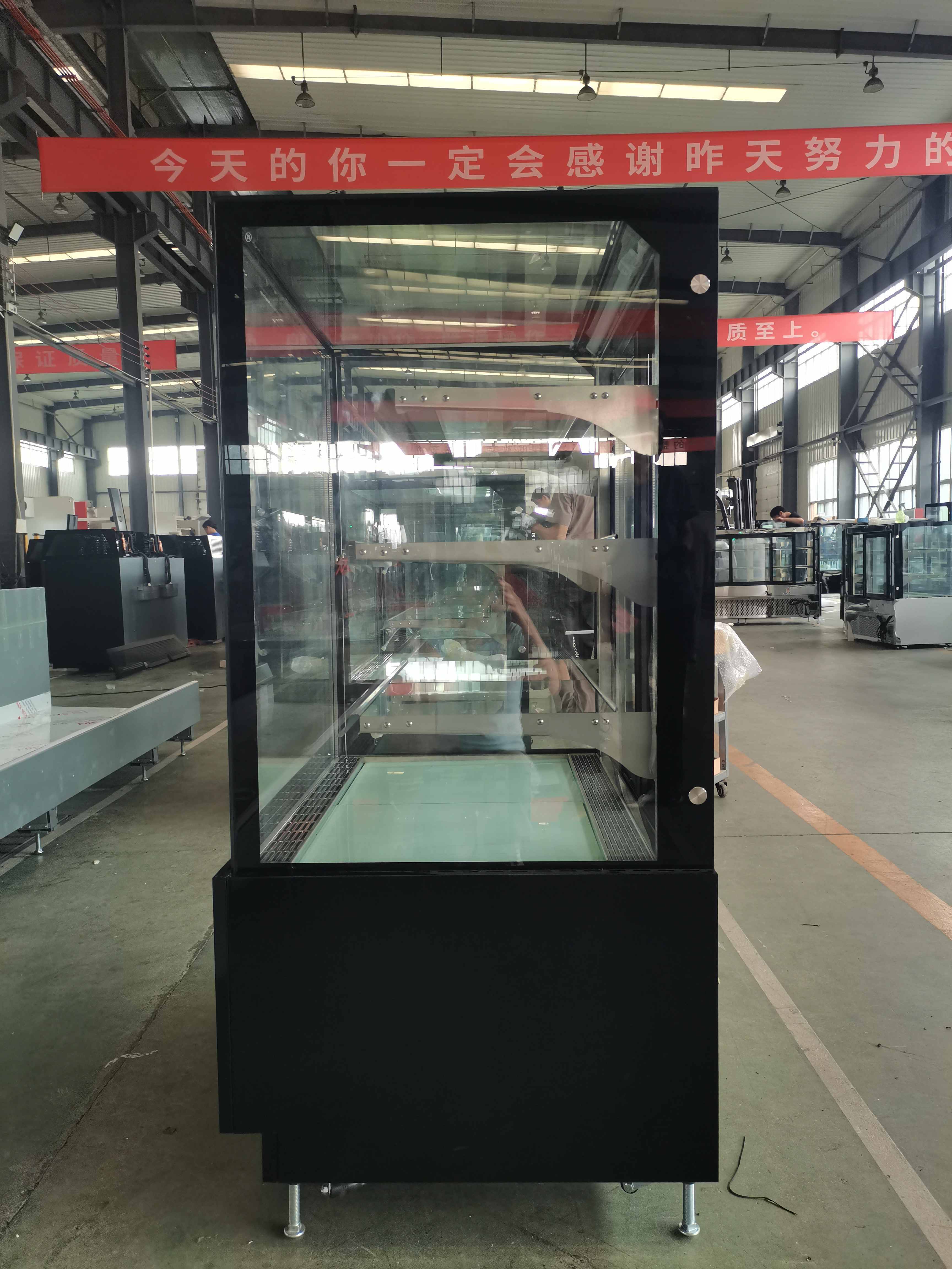 900MM Small Bakery Cake Refrigerator High‑Display‑Tier Stainless‑Steel Display Unit