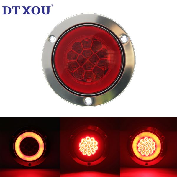 Led Tail Lights Round Truck Spare Parts 4 Inch Led Tail Lights For Truck Lighting System - Buy