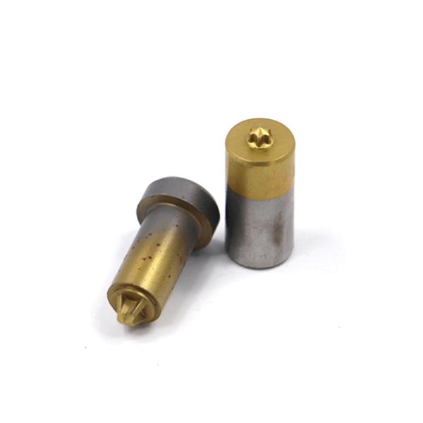 Yellow Tin Coating Screw Punch Torx Head M2 M42 HSS Punches Manufacturers