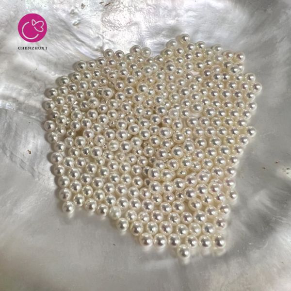 Mini Size 1.5-2mm Freshwater Cultued Real Loose Pearl Beads Without Hole Drilled for DIY Jewelry Making