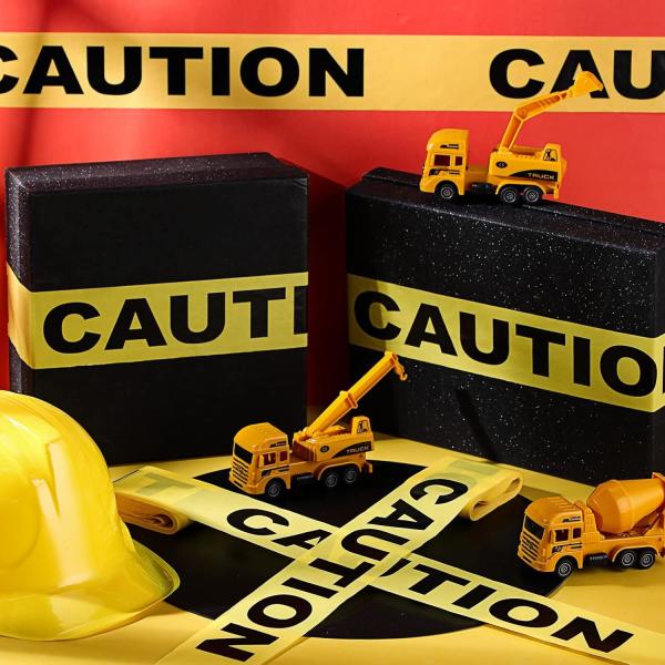 Caution, Police or Biohazard High Visibility Tape | 1000 Ft | Halloween Decoration Tape for Haunted Houses
