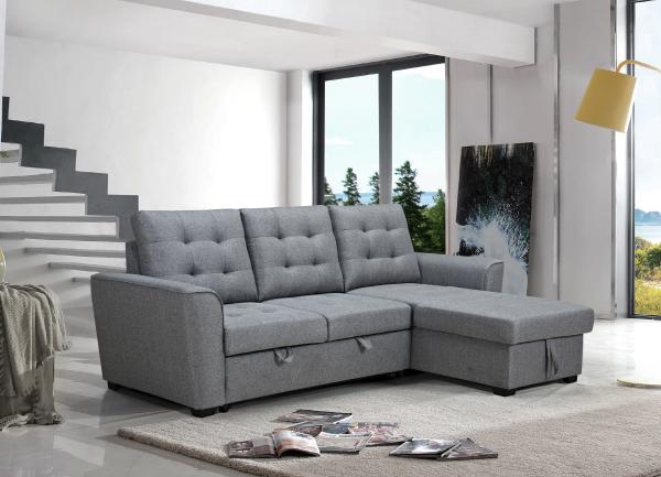 OEM/ODM Office Modular Folding Sofa Bed Fabric Material 223x143x80CM