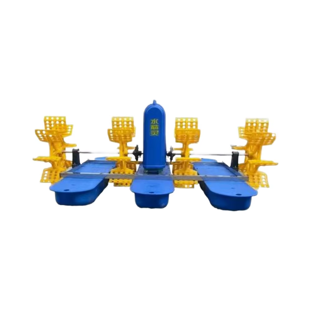 2HP 1.5KW 4 Impellers Paddle Wheel Aerator for Fish Farming Pond Aerators Agricultural