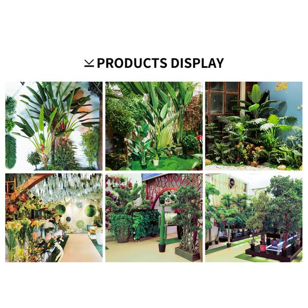 200cm Artificial Maple Tree No Light No Inserts Faux Potted Plants For Indoor Decor
