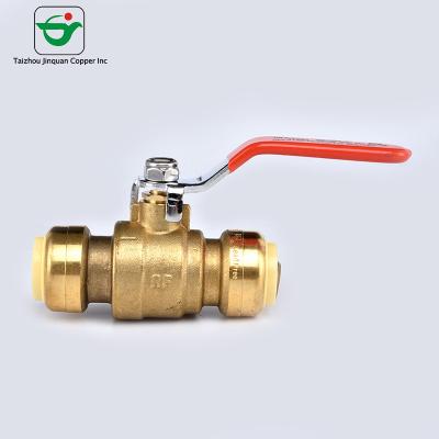 3/4X3/4'' Chrome Plated Forged Brass Ball Valves For Water