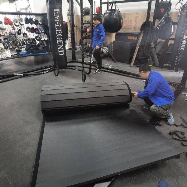 Custom Logo Professional MMA Cage 7M 6M Platform Boxing Fighting Ring