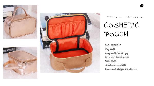 ECO-Friendly washable kraft paper cosmetic bag, makeup bag, tool bag, purse